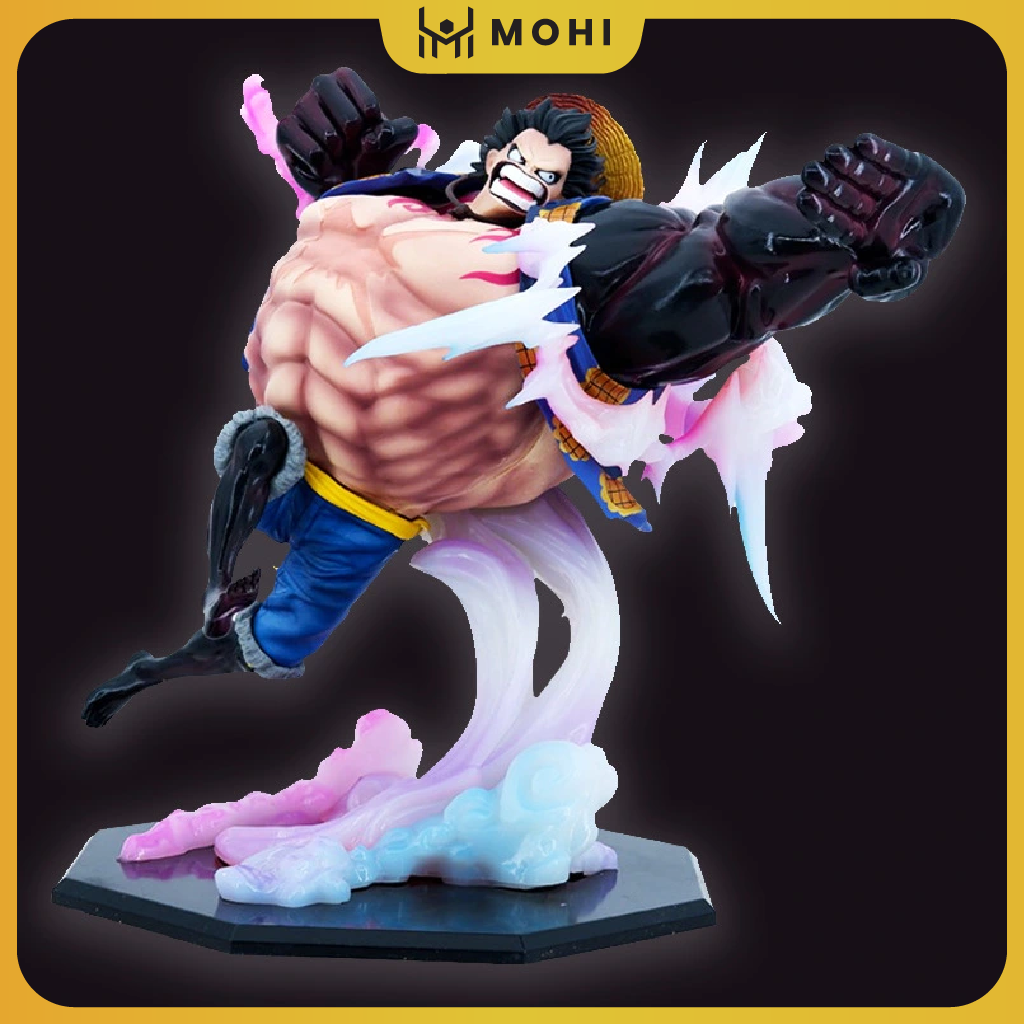 [Có BOX, Có bản LED] Mô hình One Piece - Figurer Luffy Gear 4 GK chiến đấu có hiệu ứng đẹp full BOX