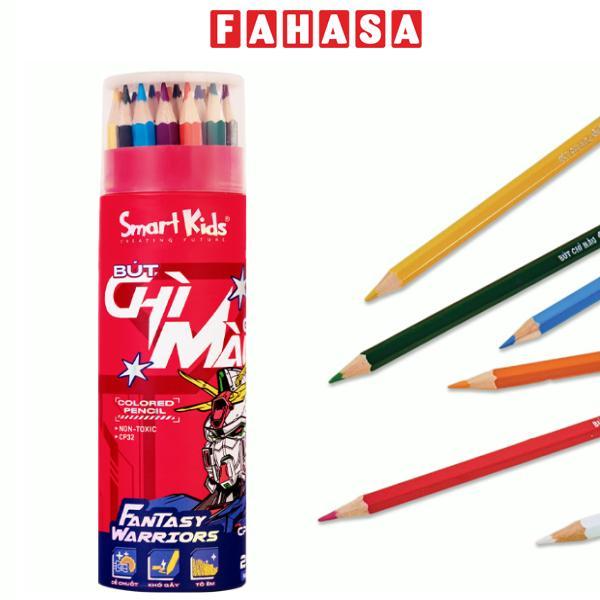 Ống 24 Bút Chì Màu Fantasy Wariors - Smartkids CP32