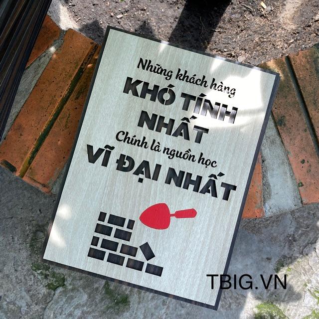 Tranh Treo Tường Gỗ TBIG051 decor quán cà phê