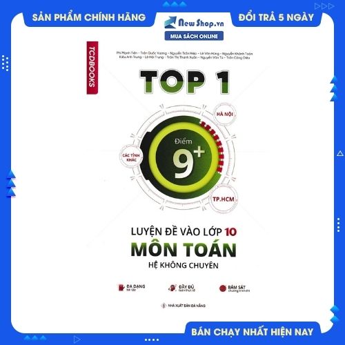 TOP 1 LUYỆN ĐỀ VÀO LỚP 10 MÔN TOÁN - HỆ KHÔNG CHUYÊN