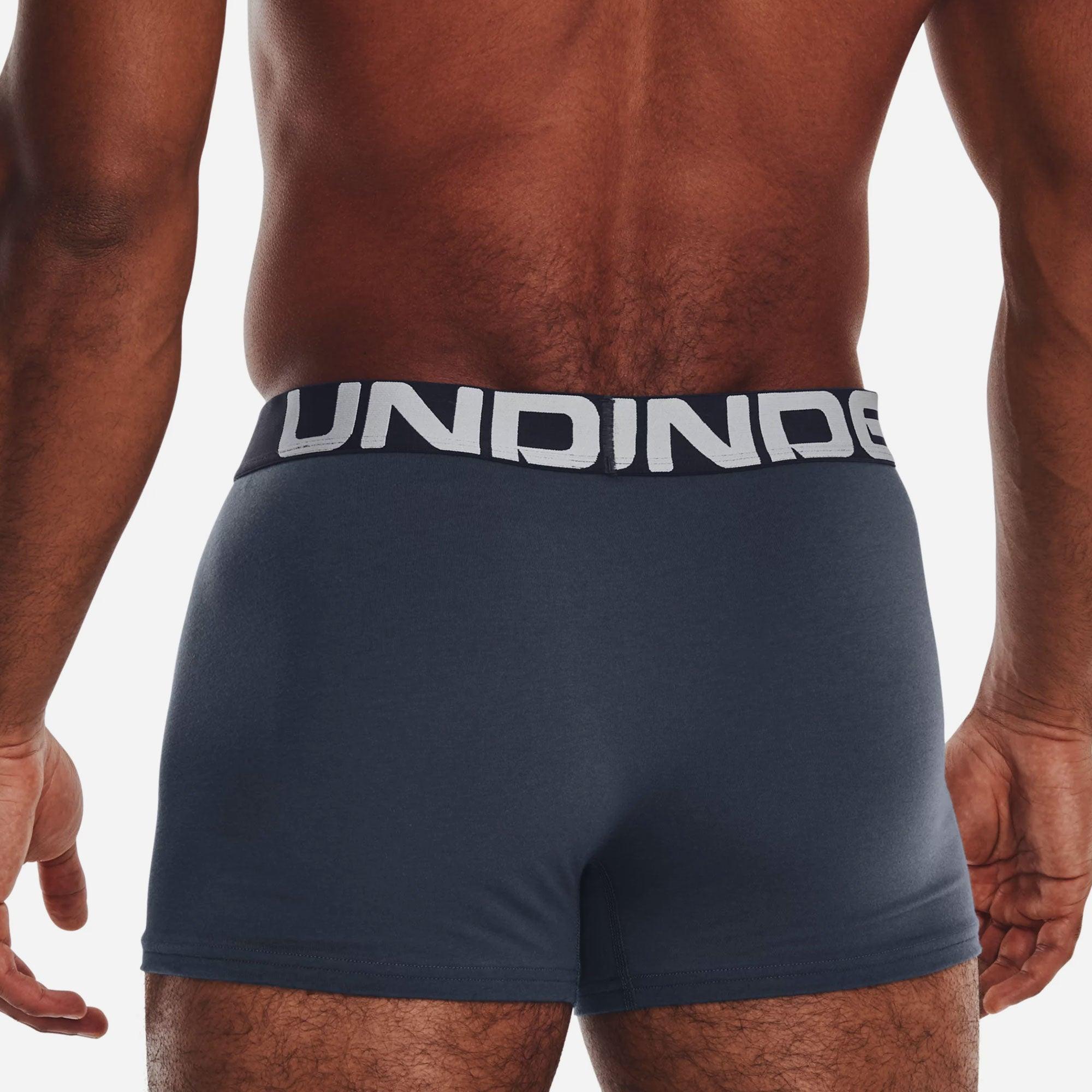 Đồ lót thể thao nam Under Armour Charged Cotton 3&quot; Boxerjock – 3 Chiếc - 1363616-044