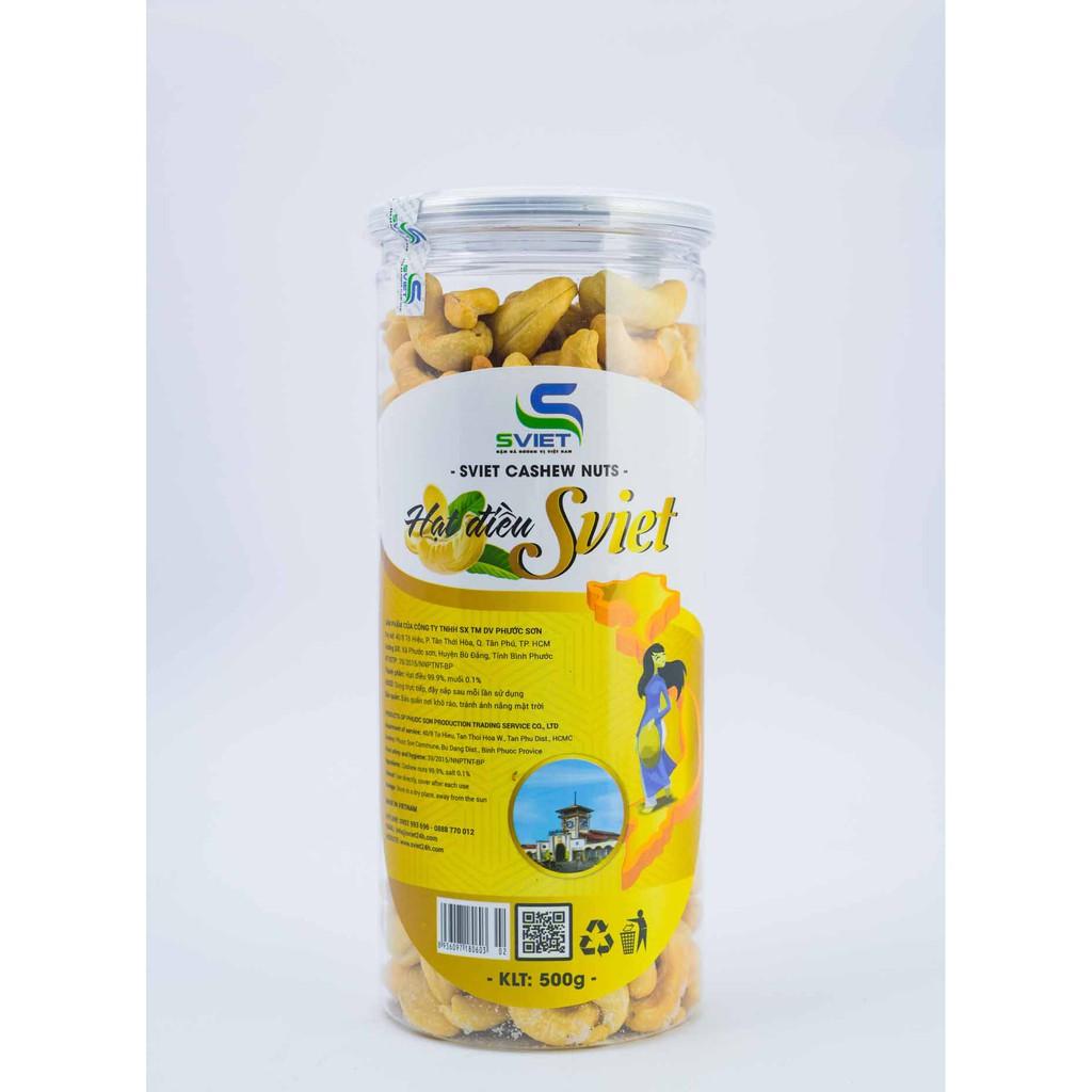 500G hạt điều rang muối sạch vỏ Bình Phước loại hạt to, đạt tiêu chuẩn xuất khẩu 2020