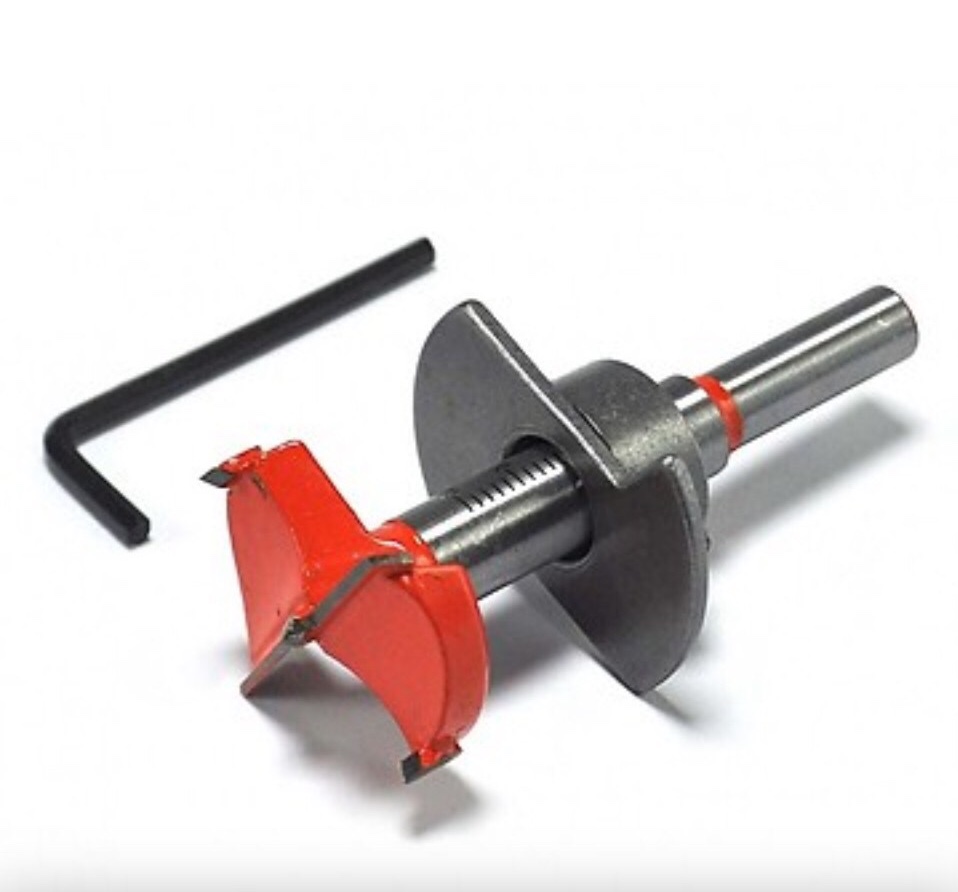 Mũi khoan gỗ lắp bản lề bật kích cỡ từ 16mm đến 60mm - mũi khoét gỗ