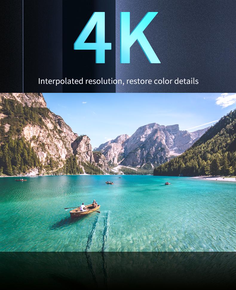 Camera Wifi ống kính kép D3 4K Góc rộng 170° Thể thao ngoài trời Máy quay siêu nhỏ Tầm nhìn ban đêm Giám sát tại nhà Máy ghi âm lái xe ô tô