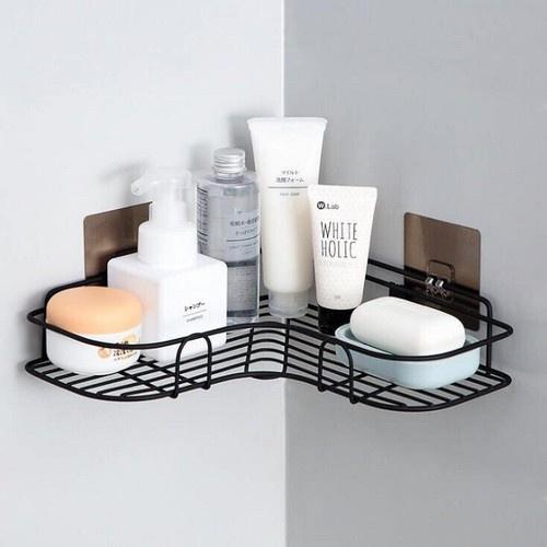 Kệ để đồ nhà bếp, Kệ góc đa năng , kệ góc đa năng 1 tầng, kệ để đồ nhà tắm tiện dụng