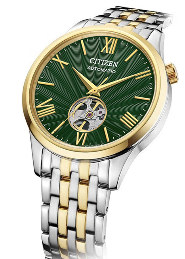 Đồng Hồ Nam Citizen Automatic Dây Thép Không Gỉ NH9134-83X - Mặt Xanh (Sapphire)