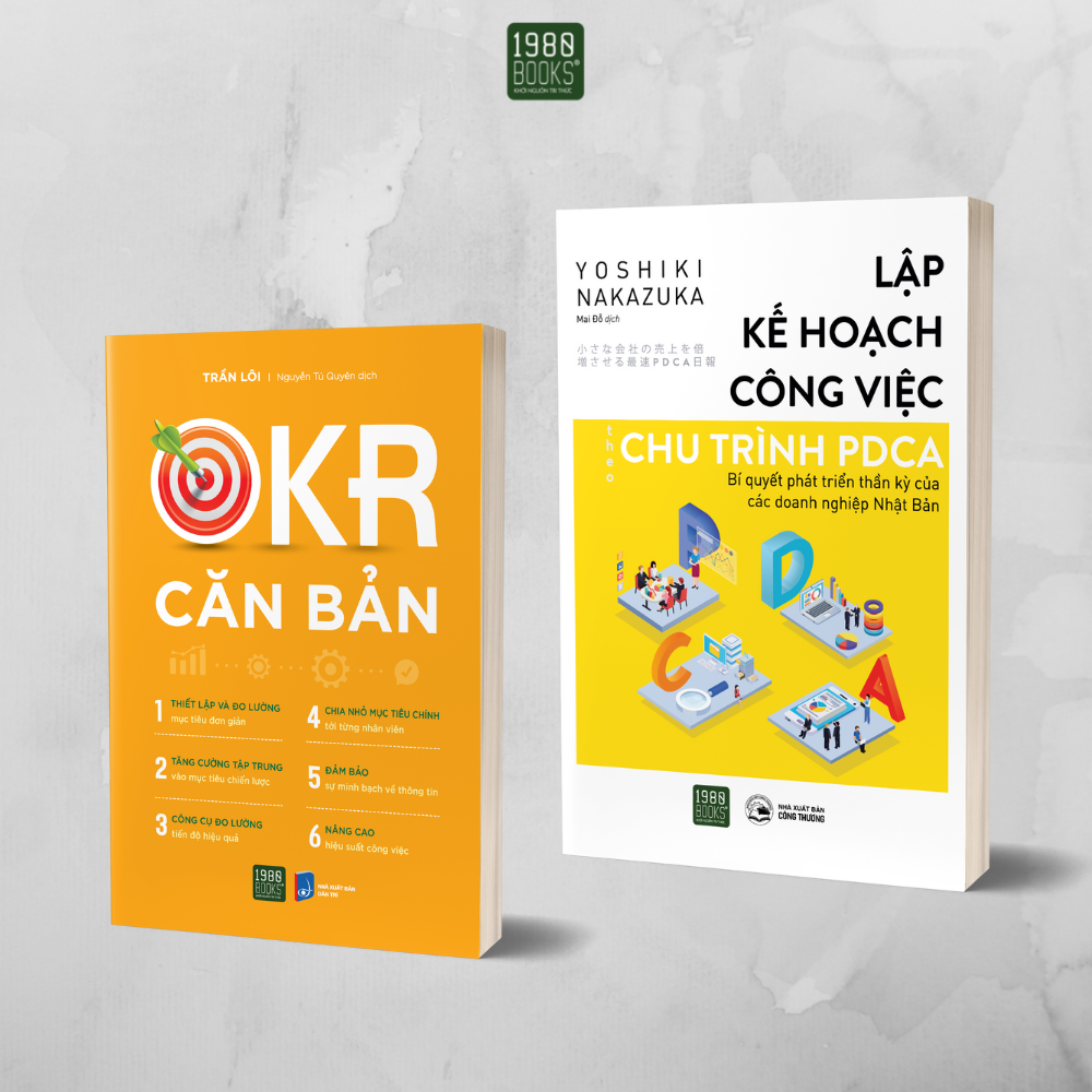 Combo 2 cuốn: PDCA + OKR căn bản