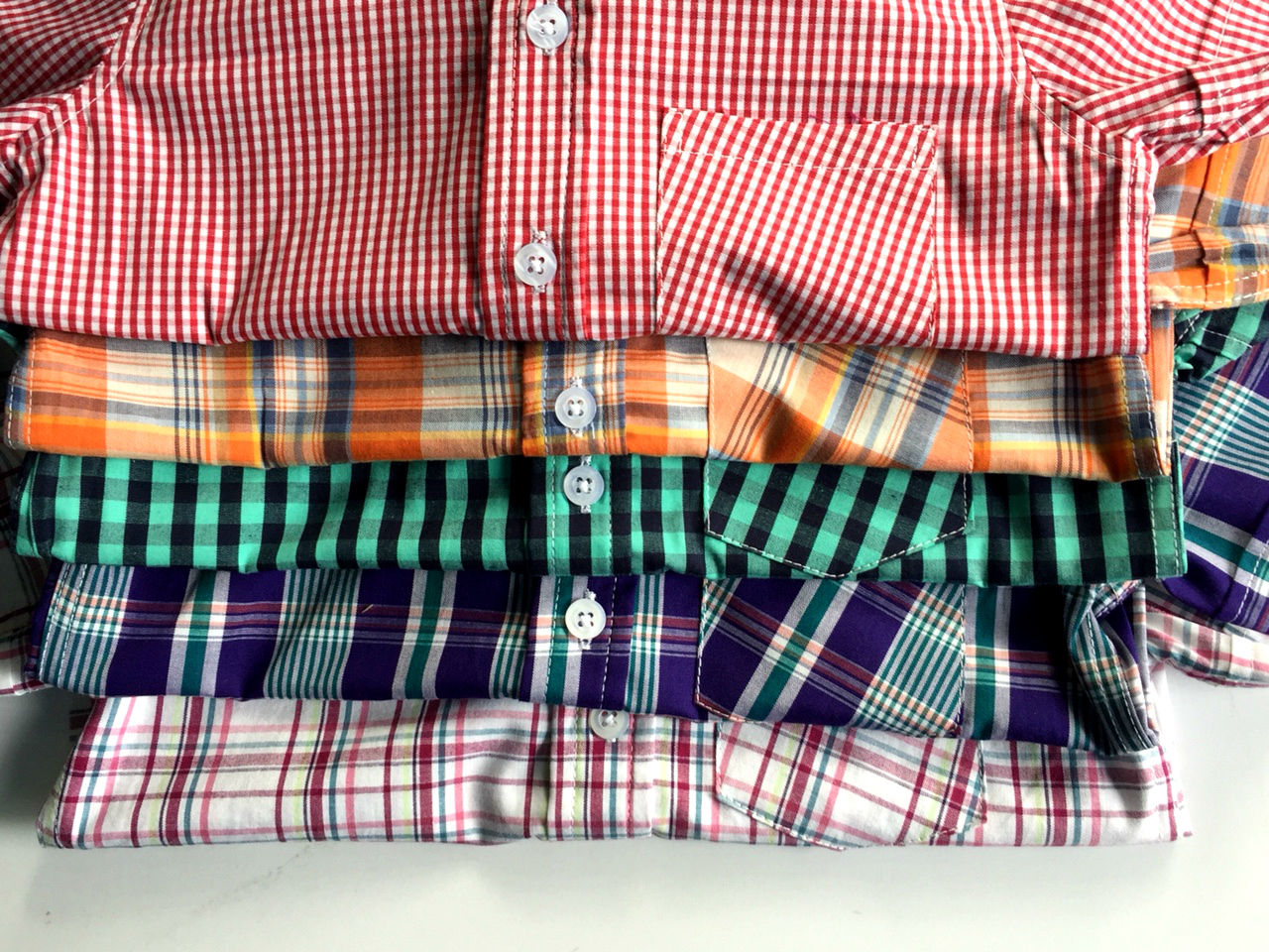 ÁO SƠ MI TRẺ EM WINFA COTTON THIÊN NHIÊN - GIAO MÀU NGẪU NHIÊN