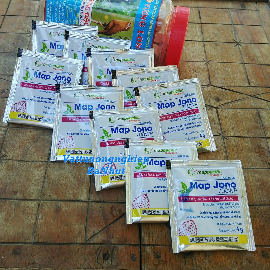 Đặc Trừ Rầy Nâu Sâu Xanh MAP JONO 700WP Gói 4G