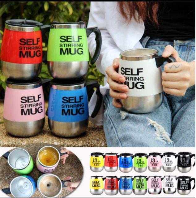 Cốc tự khuấy thông minh, cốc tự pha cafe Self Stirring Mug