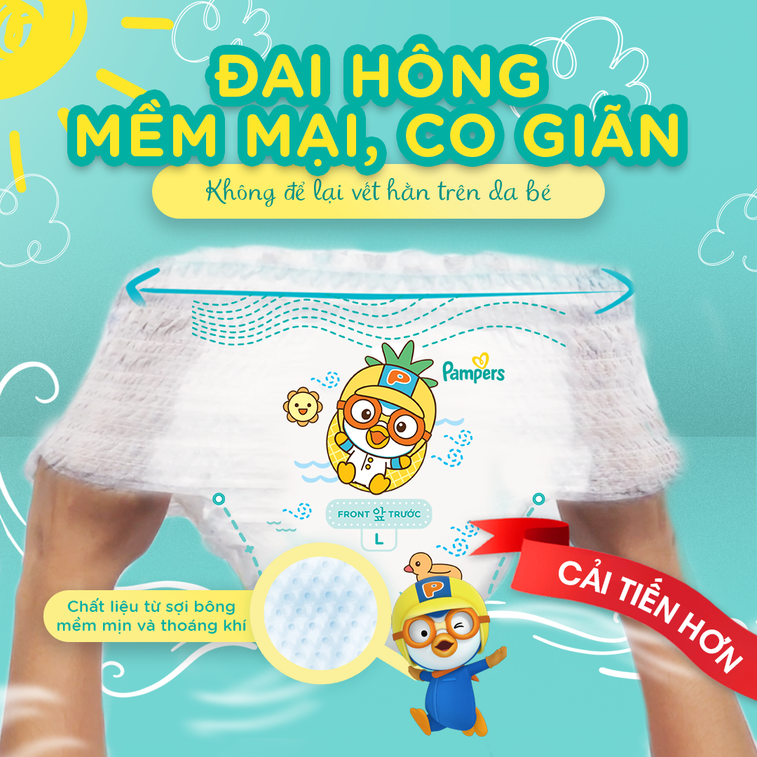 Combo 2 Thùng Ultra Box 3 Gói Tã Quần PAMPERS Giữ Dáng L108/XL96/XXL84