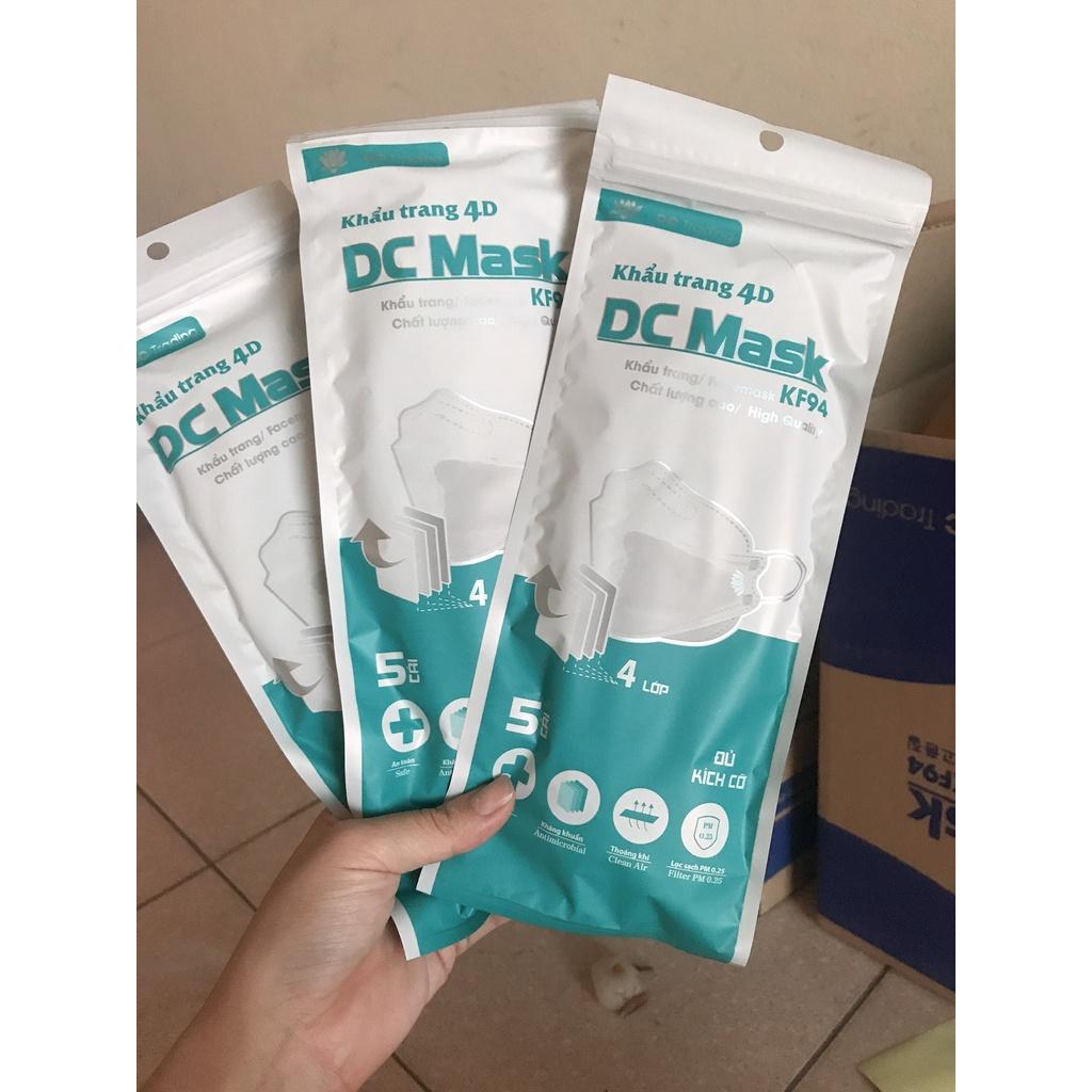 Khẩu trang DC Mask ( sét 5 túi gồm 50 khẩu trang