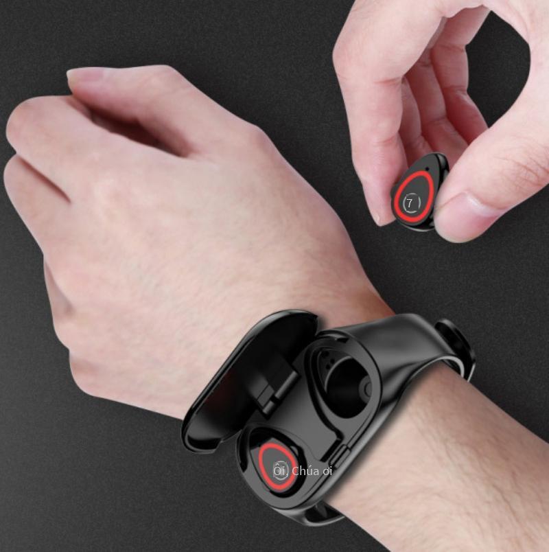 Khuyến mại M1 màn hình màu tai nghe không dây bluetooth 5.0 đếm bước nhịp tim theo dõi huyết áp tập thể dục vòng đeo tay thông minh ip65