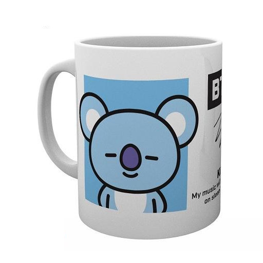 Cốc in hình Koya BT21 BTS ngộ nghĩnh