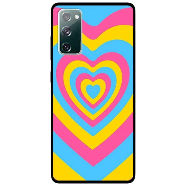 Ốp lưng dành cho Samsung S20 FE / Samsung S20 FE 5G - Tim Cầu Vồng