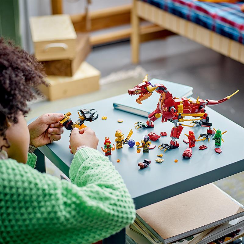 Đồ Chơi Lắp Ráp Rồng Thần Dung Nham Heatwave Lego Ninjago 71793