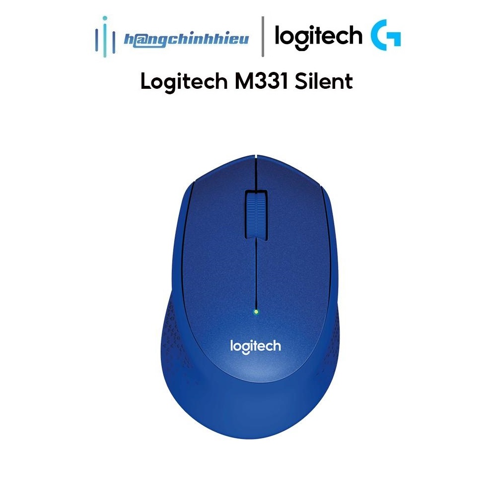 Chuột Wireless Logitech M331 Silent - Xanh Hàng chính hãng