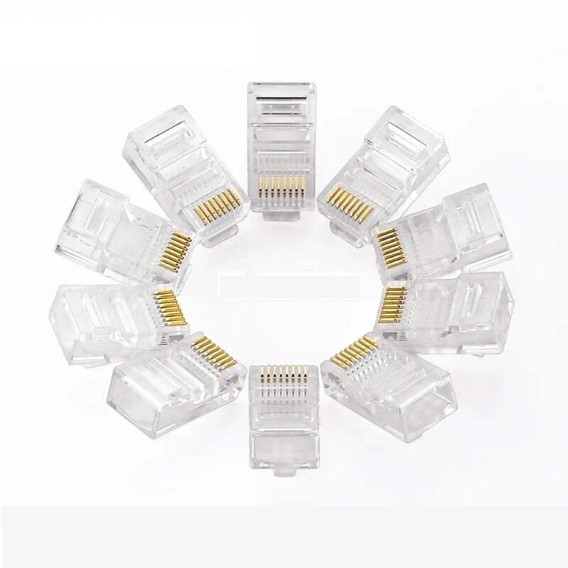 ĐầU MạNg Rj45 Cat5 Cao CấP 10Pcs/TúI Ugreen Nw11020329 HàNg ChíNh HãNg