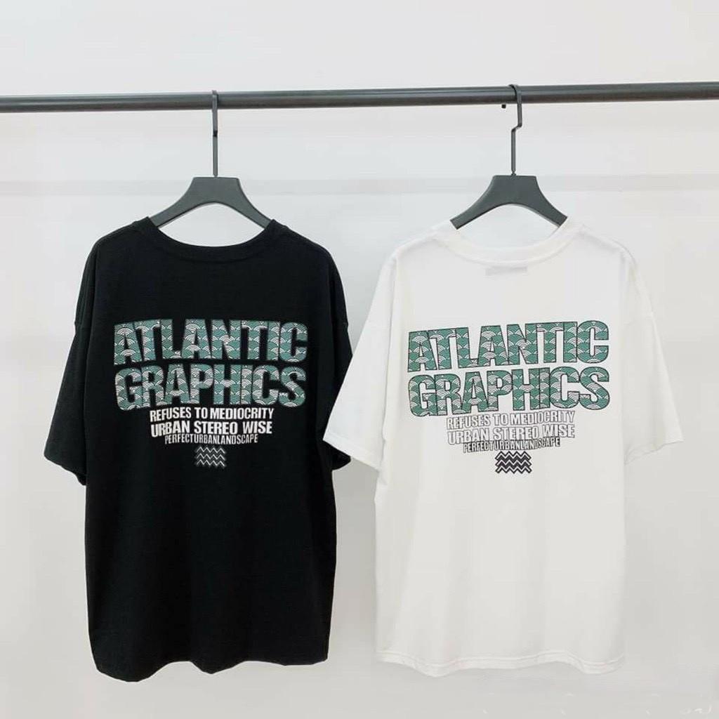 ÁO THUN ÁO PHÔNG TAY LỠ UNISEX NAM NỮ ATHLANTIC THE 1992