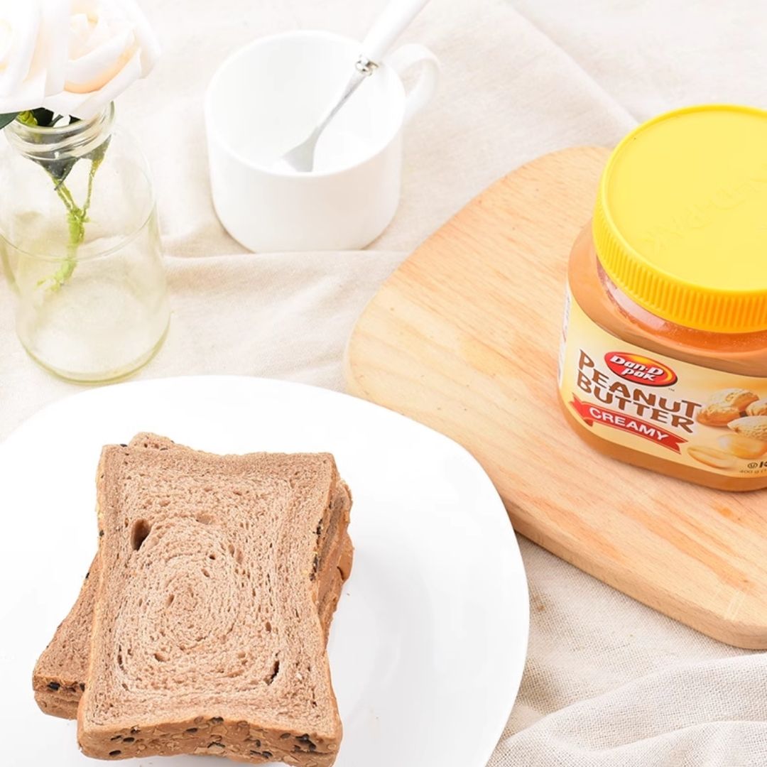 Bơ đậu phộng mịn và hạt tự nhiên không chất bảo quản, bữa ăn dinh dưỡng 400g Dan D Pak