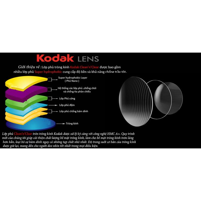 Tròng kính Kodak FSV 1.56 , 1.60 và 1.67 Asph.UV400 chính hãng Mỹ