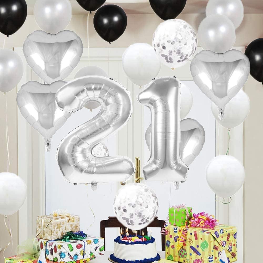 Trang Trí Sinh Nhật 21, Bong Bóng Trang Trí Tiệc Sinh Nhật 21