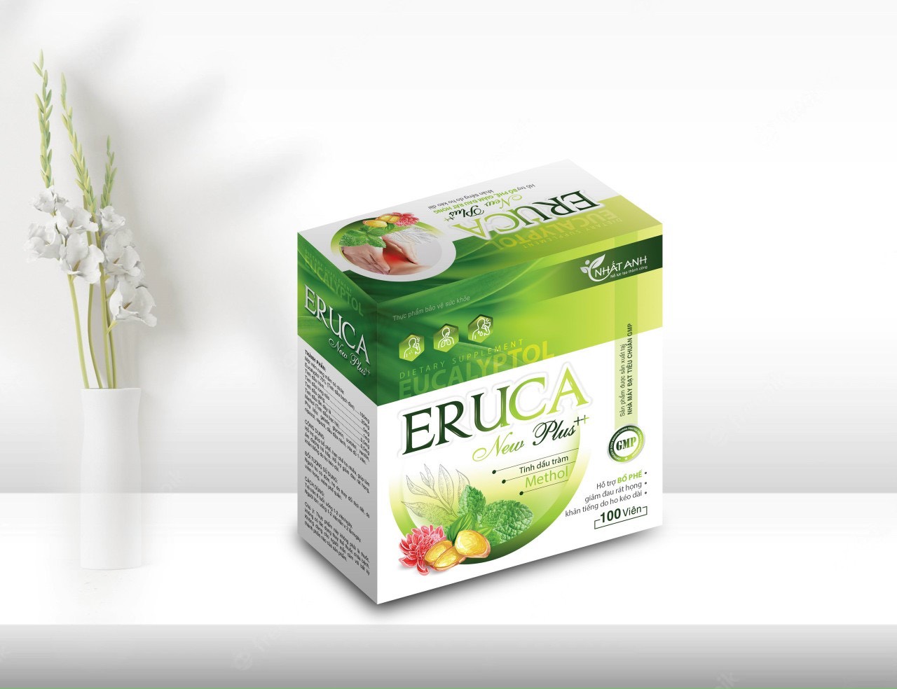 Thực phẩm hỗ trợ giảm ho ERUCA Pluss ++