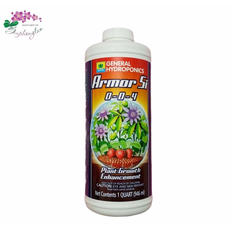 Phân bón Armor Si 0-0-4 Nhập khẩu Mỹ chai 946ml Chuyên lan Var