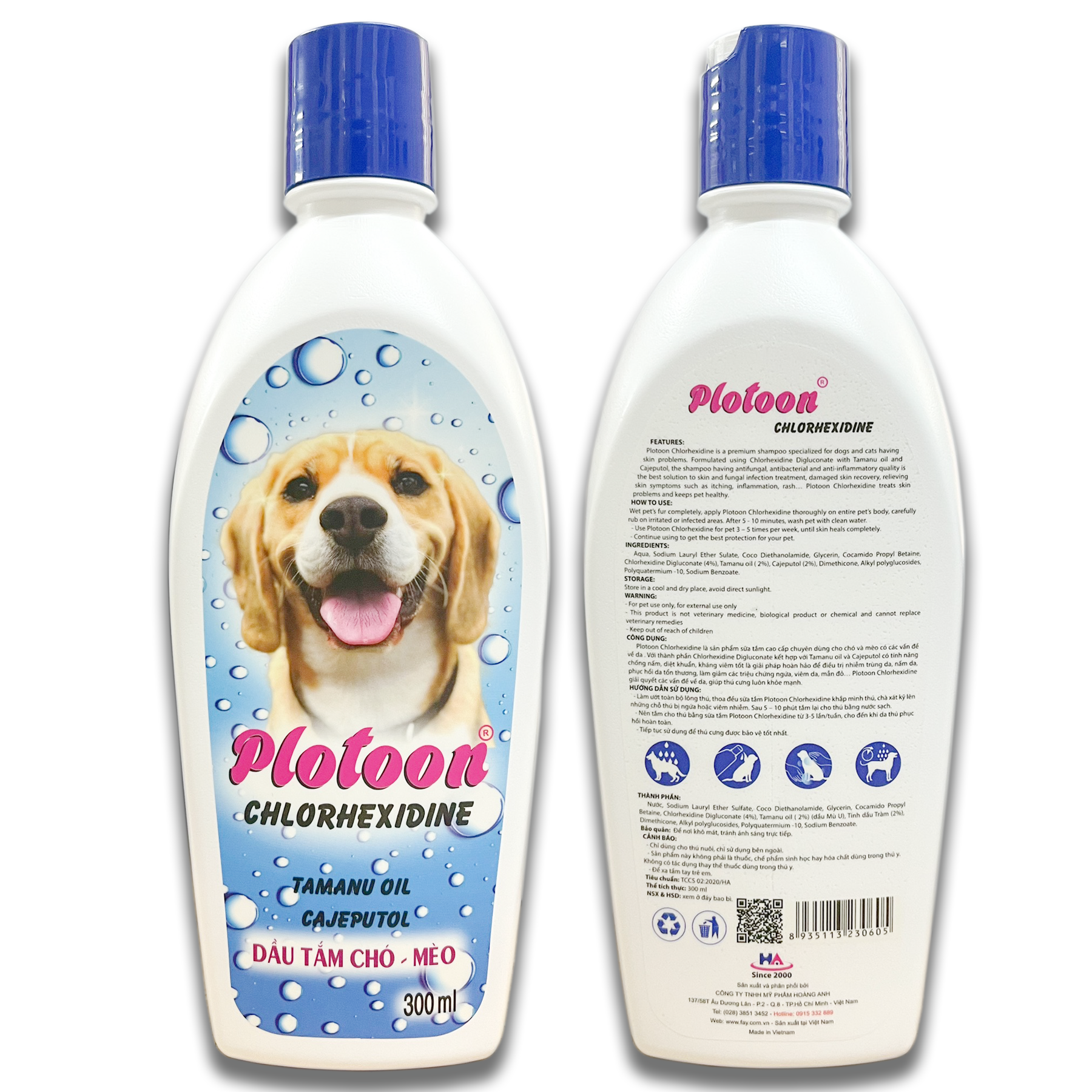 Dầu Tắm Plotoon Chlorhexidine 300ml