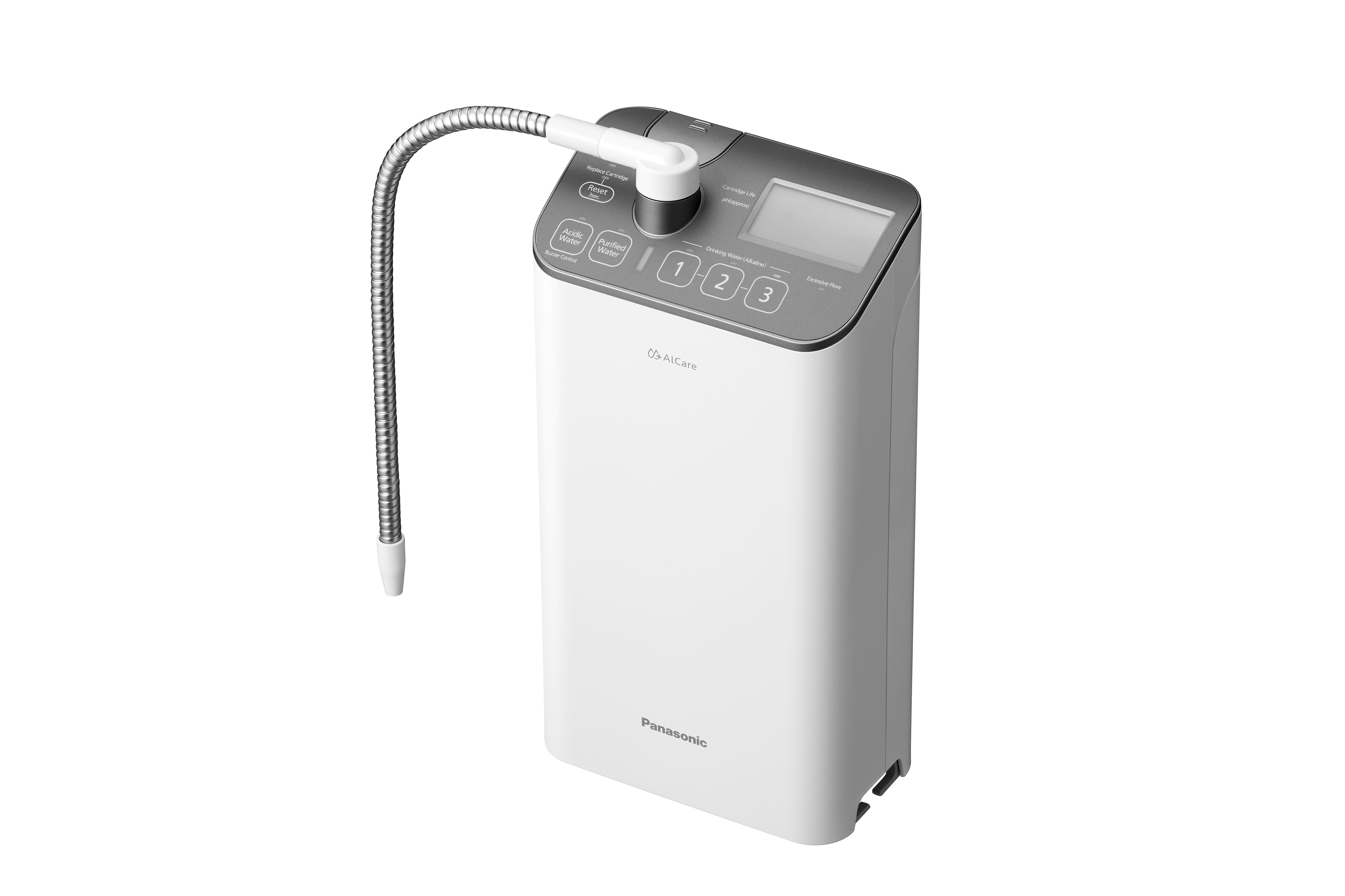 Máy lọc nước ion kiềm để bàn với màn hình LCD, lõi lọc Micro Filtration Panasonic TK-AS500-ZVN - Sản xuất tại Nhật Bản - Hàng chính hãng
