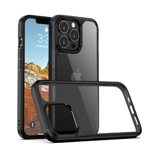 Ốp Lưng Chống Sốc Lưng Trong Phong Cách Mới Dành Cho Iphone 11 12 13 11 Pro 12 Pro 13 Pro 11 Pro Max 12 Pro Max 13 Pro Max 12 Mini 13 Mini - Hàng Chính Hãng - Đen - Iphone 13 Pro Max