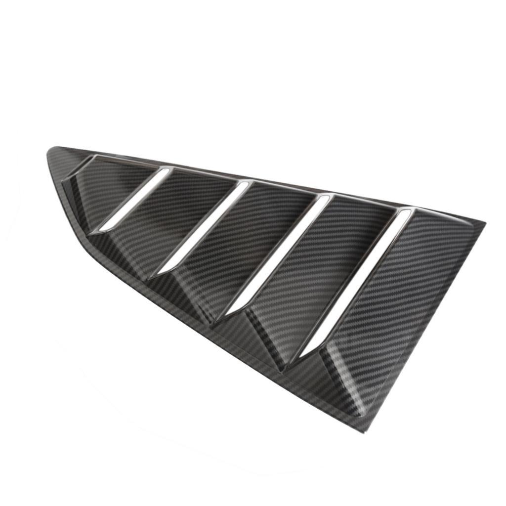 Black Side Window 1/4  Louver Cover For   16-18