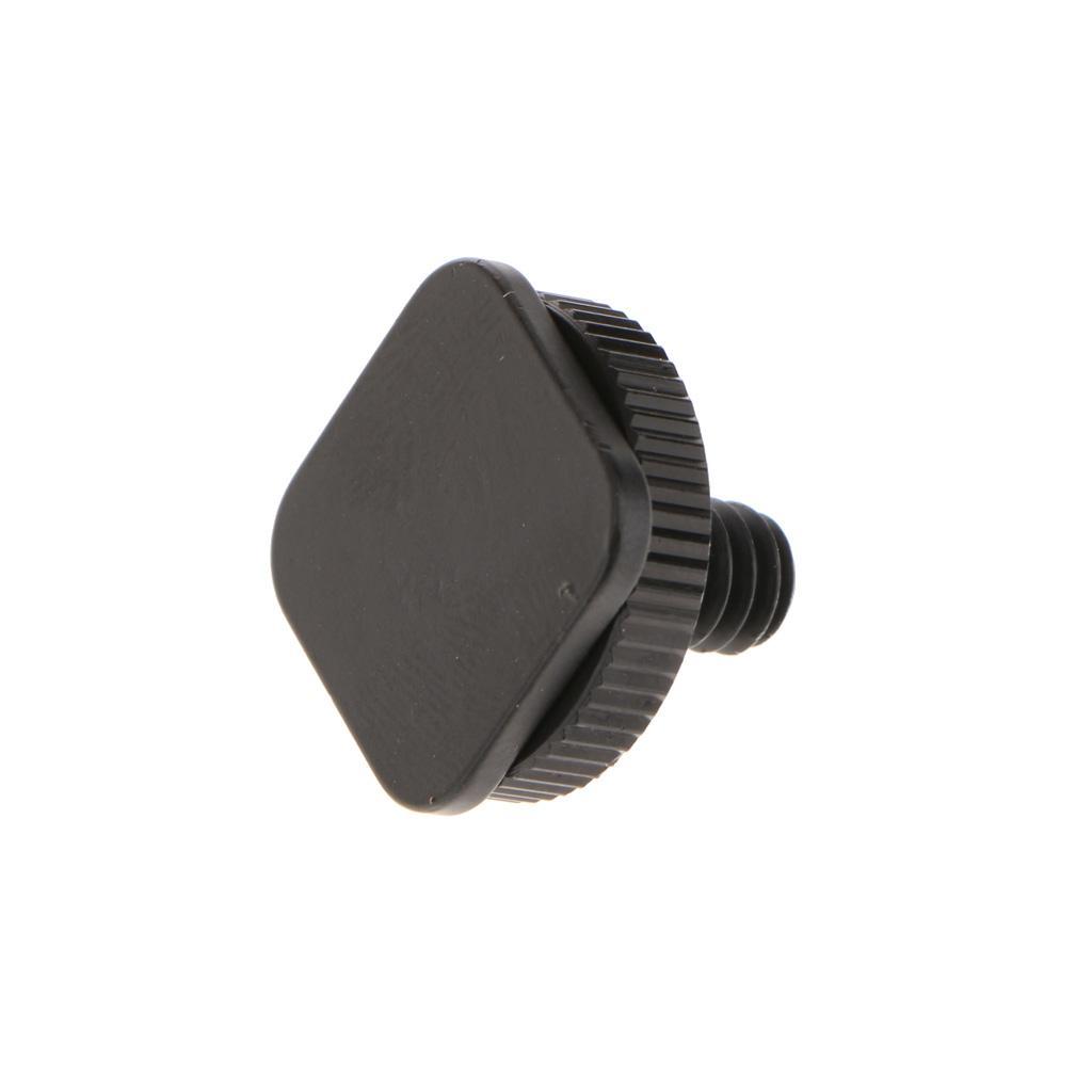 Metal 1/4"-20 Tripod Screw to Flash Camera Hot Shoe Mount Adapter + 1
