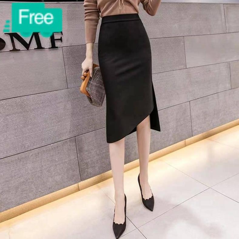 Mua từ hai sp có quà nhé chân váy ôm gấu vạt chéo 70cm xinh xắn