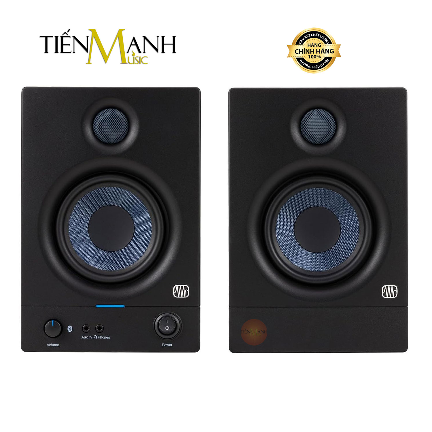 [New, Gen 2] Loa Kiểm Âm Presonus E4.5 BT - Eris Powered Studio Monitor Speaker Nghe Nhạc E45 BT Gen2 Pair Hàng Chính Hãng