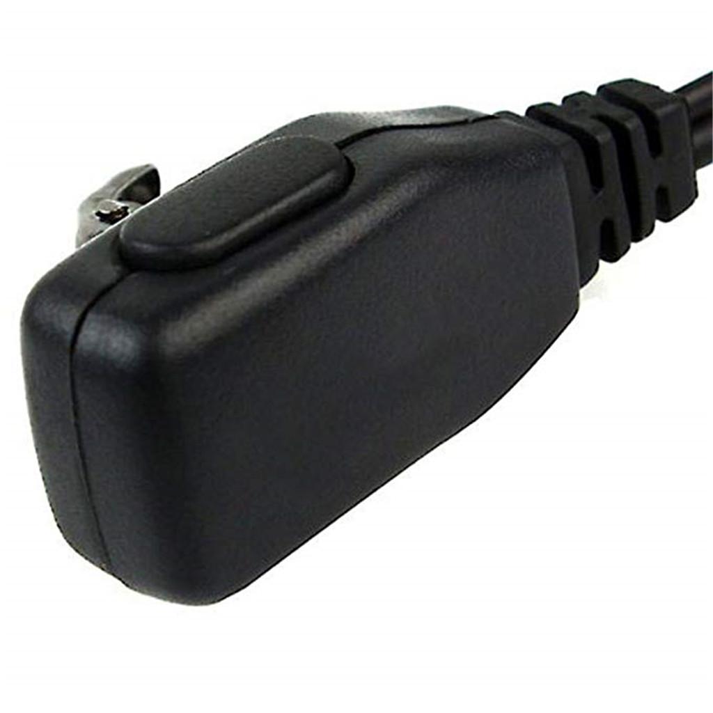 5pcs 2-PIN PTT Mic Covert Acoustic Tube Earpiece Headset For Two Way Radio