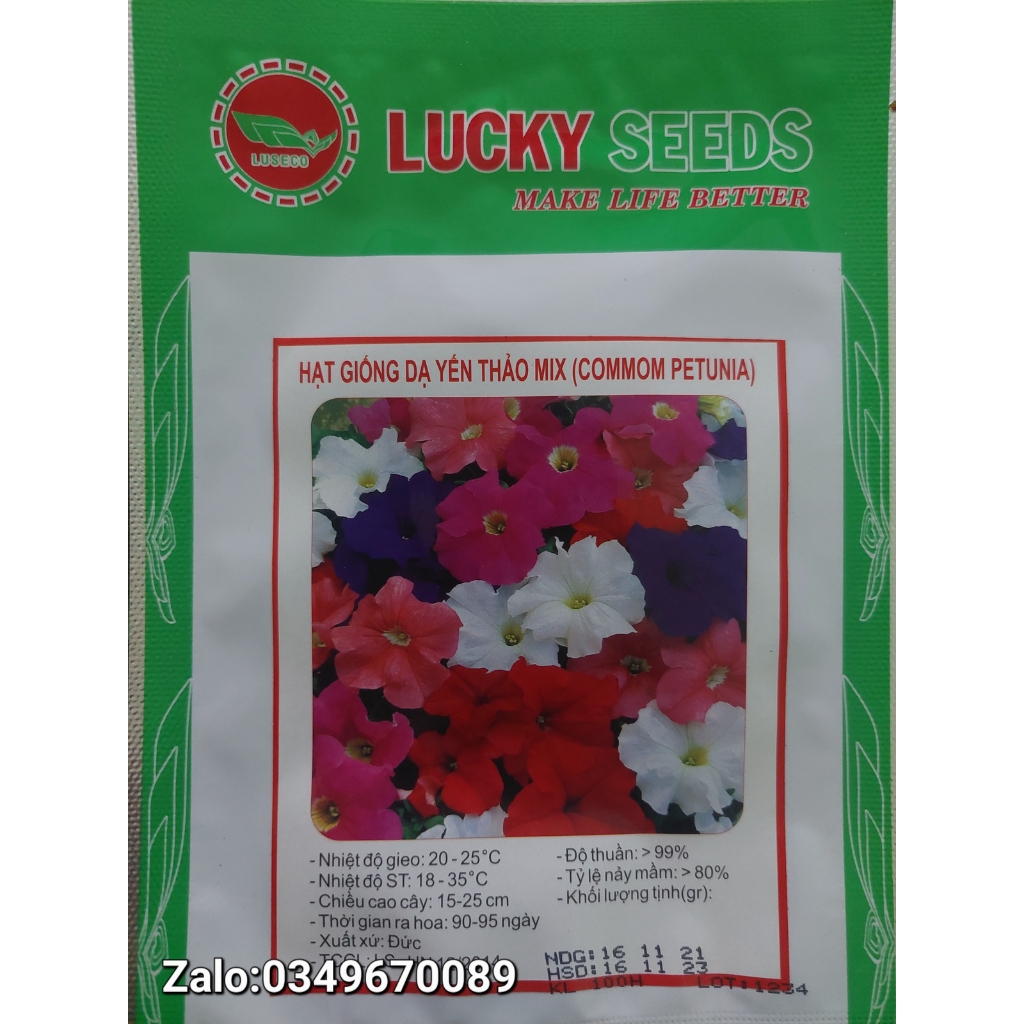 Hạt Giống Dạ Yến Thảo Mix F1 - 100 hạt