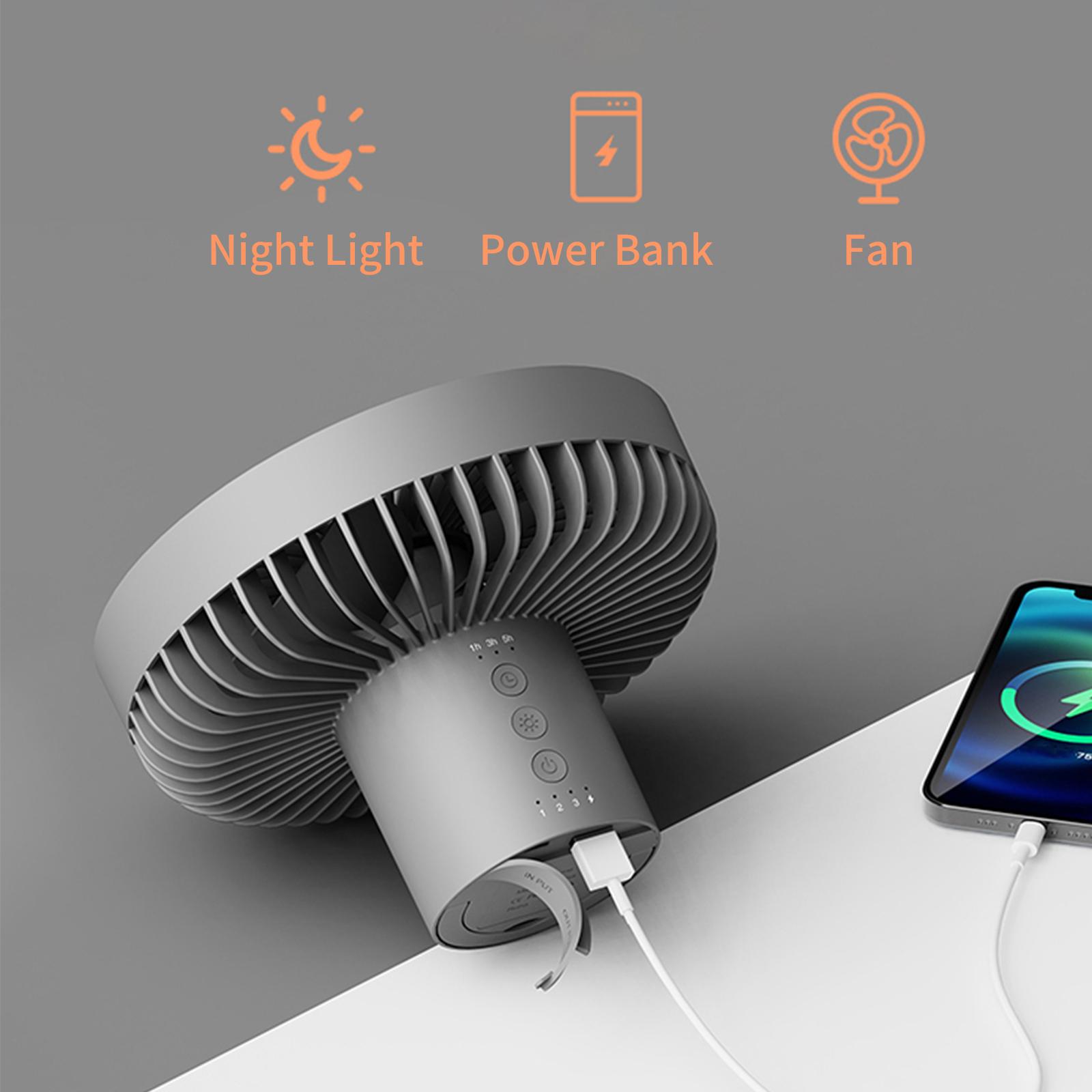 Quạt Treo Led 7 Inch Với Chân Cắm Usb Với 3 Tốc Độ Gió