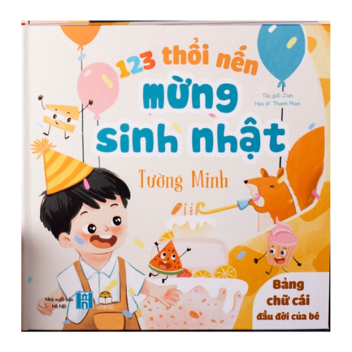 Sách - 1...2...3 Thổi nến mừng sinh nhật - Bé trai