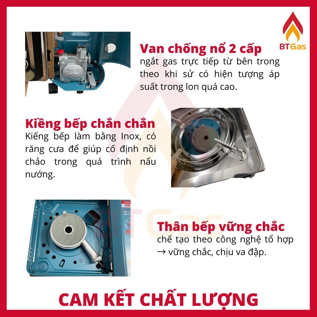 Bếp ga mini hồng ngoại, bếp gas NaMilux tích hợp van an toàn, chống nổ PL - 2027PS - Hàng chính hãng