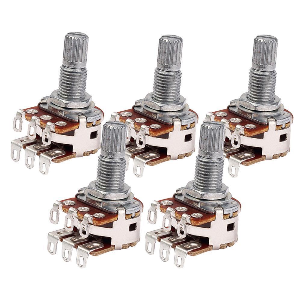 5Pcs MN100K Audio Taper Push/Pull Pot Potentiometer for Guitar/Bass Mandolin