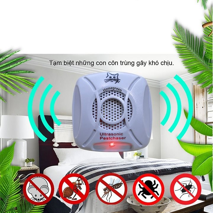 Máy đuổi Chuột - gián - muỗi Ulstrasonic Pestchaser