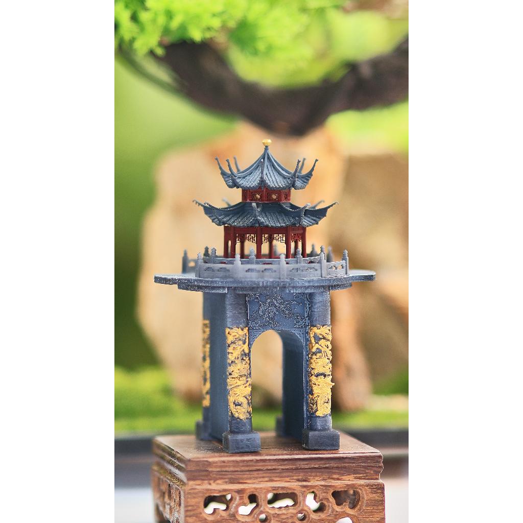 Mô hình Trung Hoa: VDS0114 - decor, để bàn, trang trí tiểu cảnh, bán cạn, terrarium, non bộ, bonsai