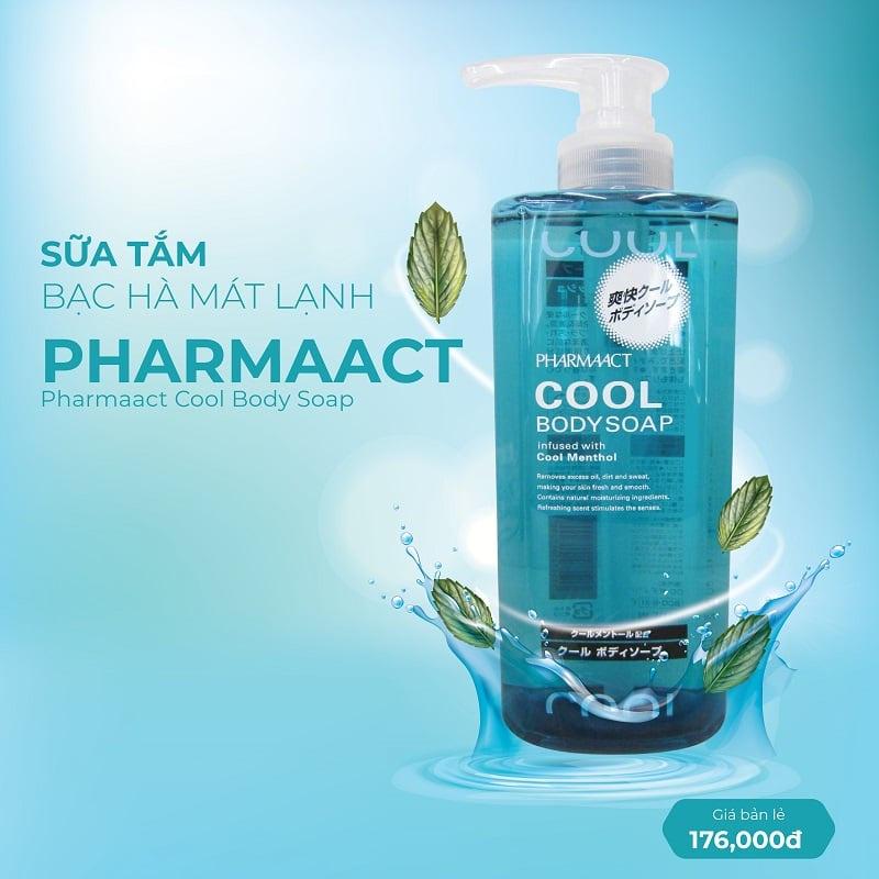 Combo Dầu Gội Xả 2in1 + Sữa Tắm PharmaAct Tonic & PharmaAct Cool Body Soap