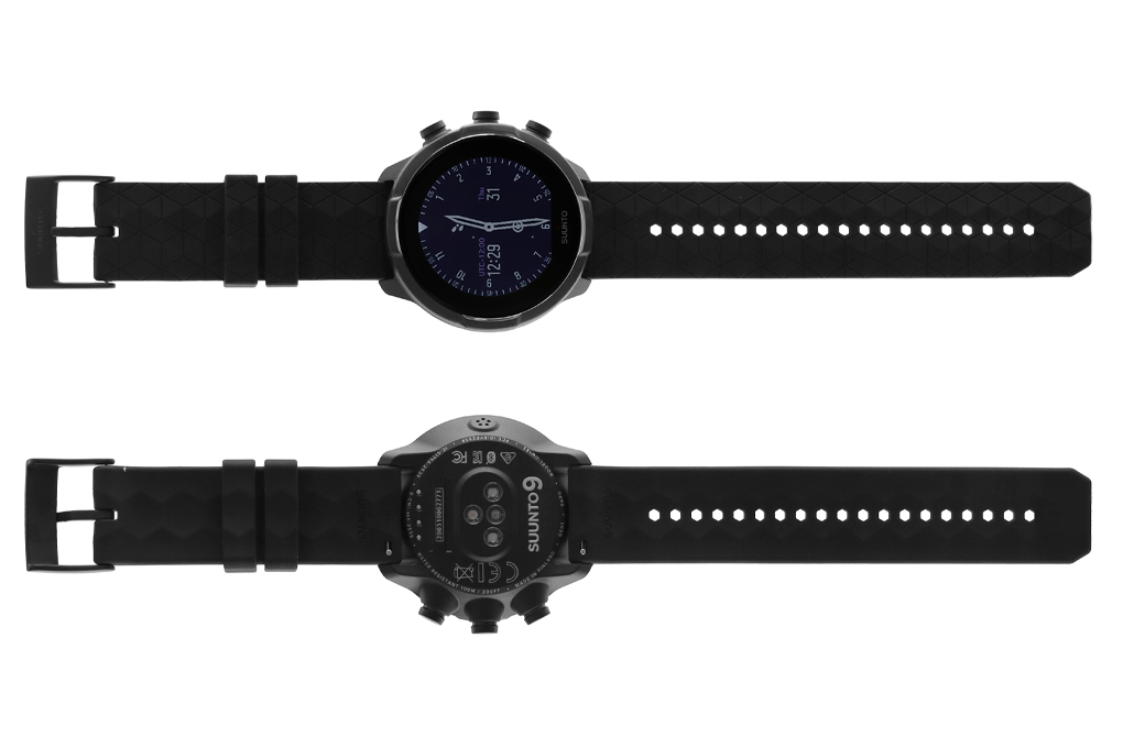 Đồng hồ thông minh Suunto 9 Baro titanium dây silicone - Hàng chính hãng