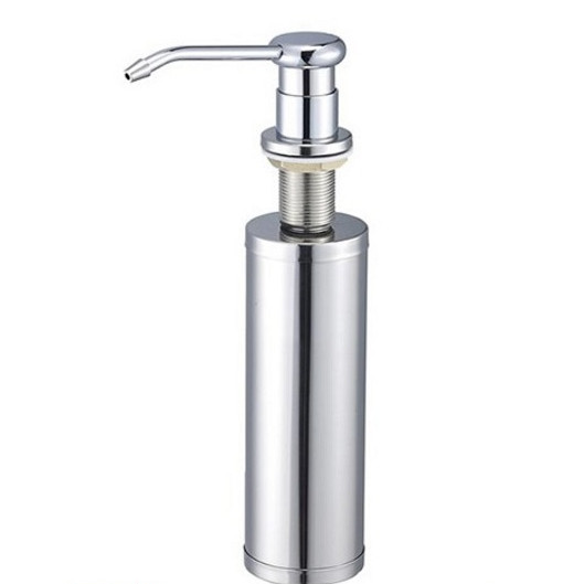 Bình xà bông gắn âm thành chậu inox 304