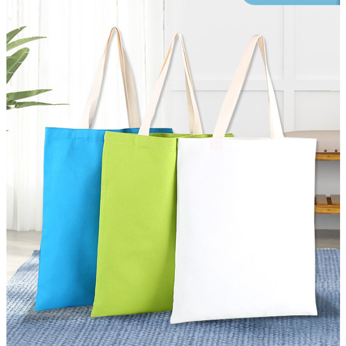 Túi Vải Trơn Tote Canvas dầy dặn nhiều màu sắc kích thước 34x42cm- Hàng việt nam xuất khẩu - Nhận in kỹthuật cao