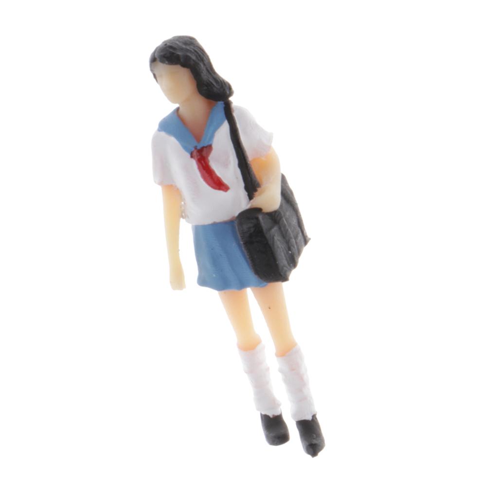 1:64 Hình Diorama Đồng Phục Cô Gái Thời Trang Nhật Bản