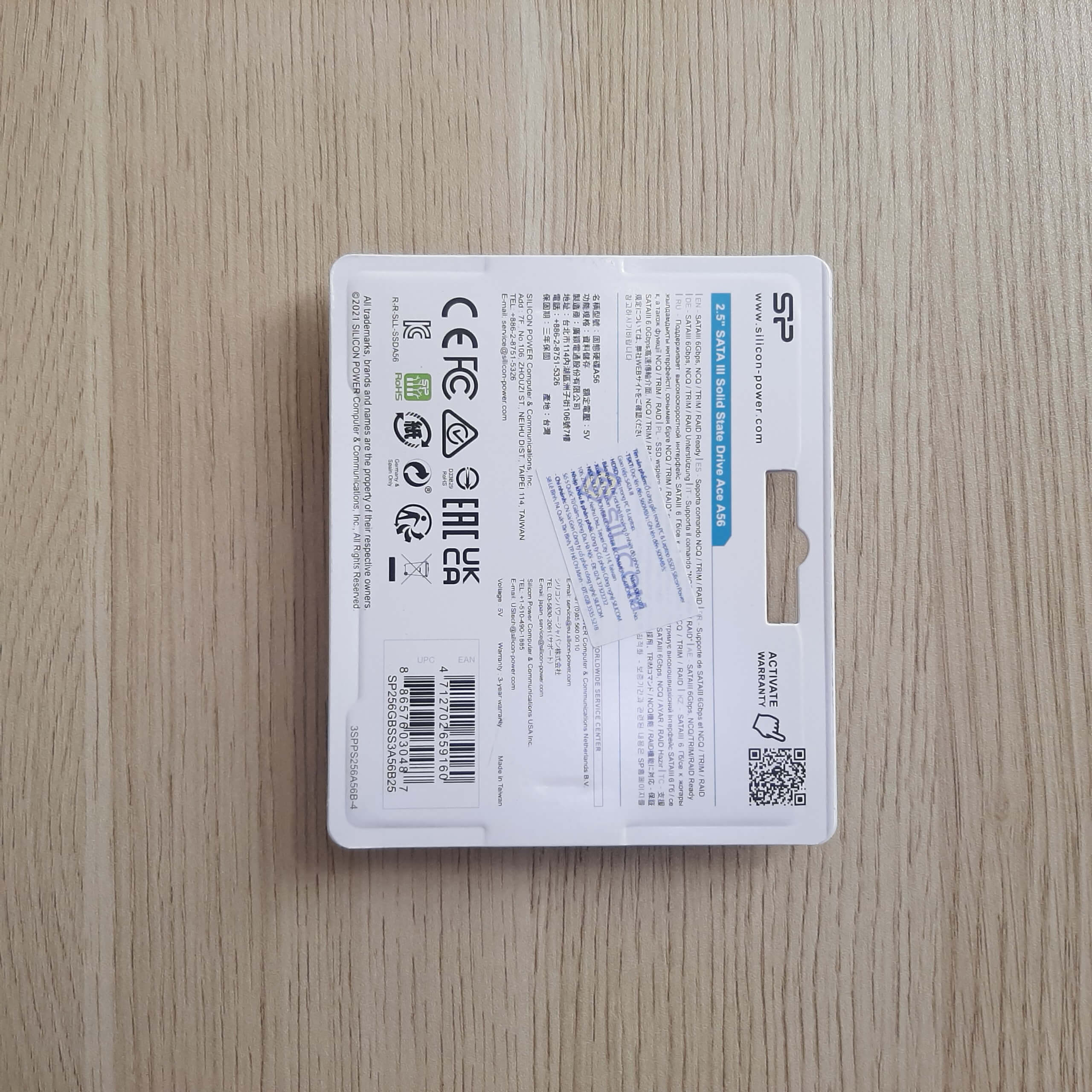 Ổ cứng Silicon Power 2.5 inch SATA SSD A56 256GB - Hàng chính hãng