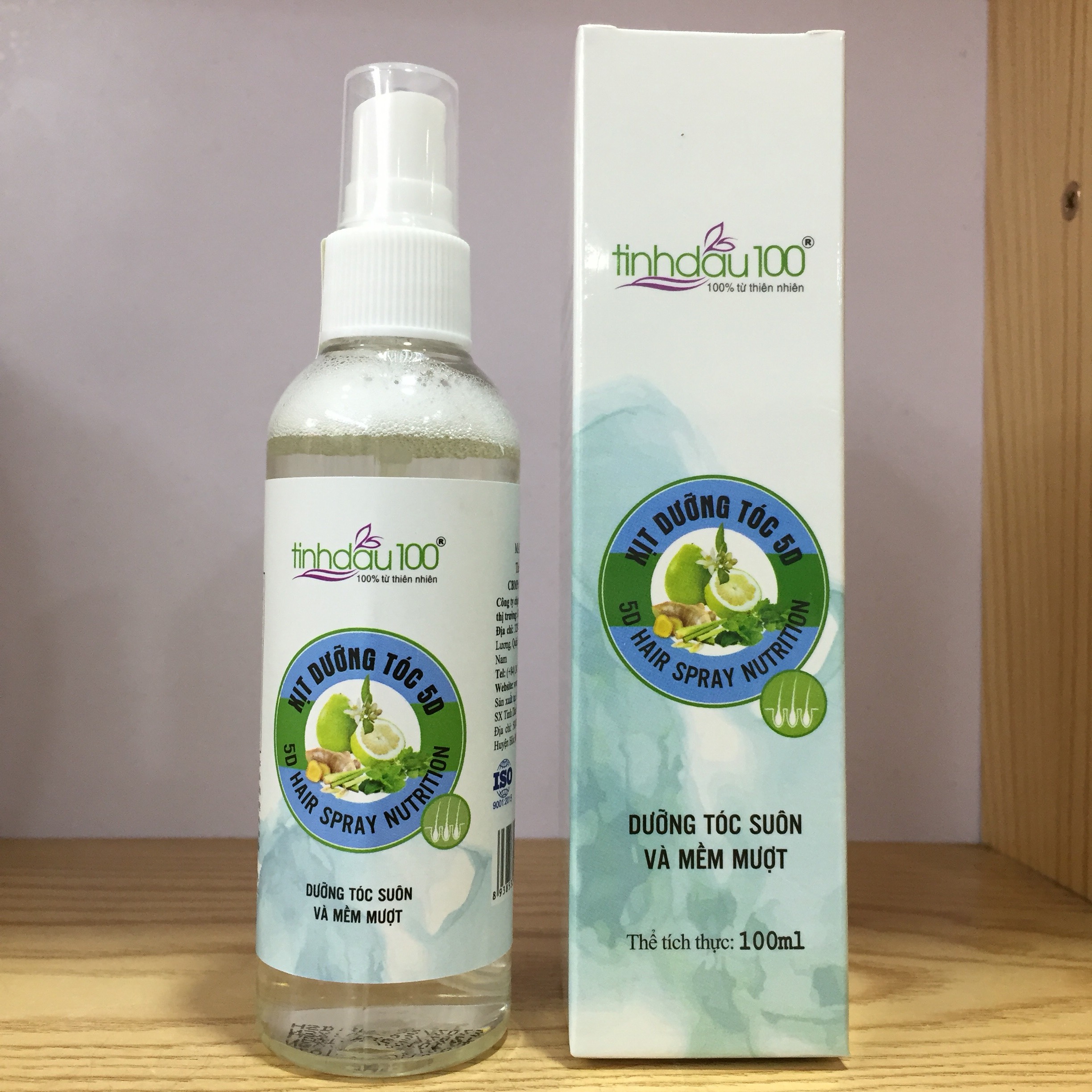 XỊT DƯỠNG TÓC 5D - KÍCH THÍCH TÓC MỌC MỚI VÀ NGĂN RỤNG TÓC 100ml